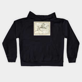 Leo Constellation - Celestial Atlas Alexander Jamieson Kids Hoodie